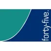 Logo for forty-five Personalberatung Wiesbaden GmbH & Co. KG