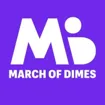 Logo for March of Dimes