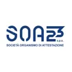 Logo for SOA23 S.P.A. - SOCIETA’ ORGANISMO DI ATTESTAZIONE