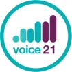 Logo for Voice 21 UK